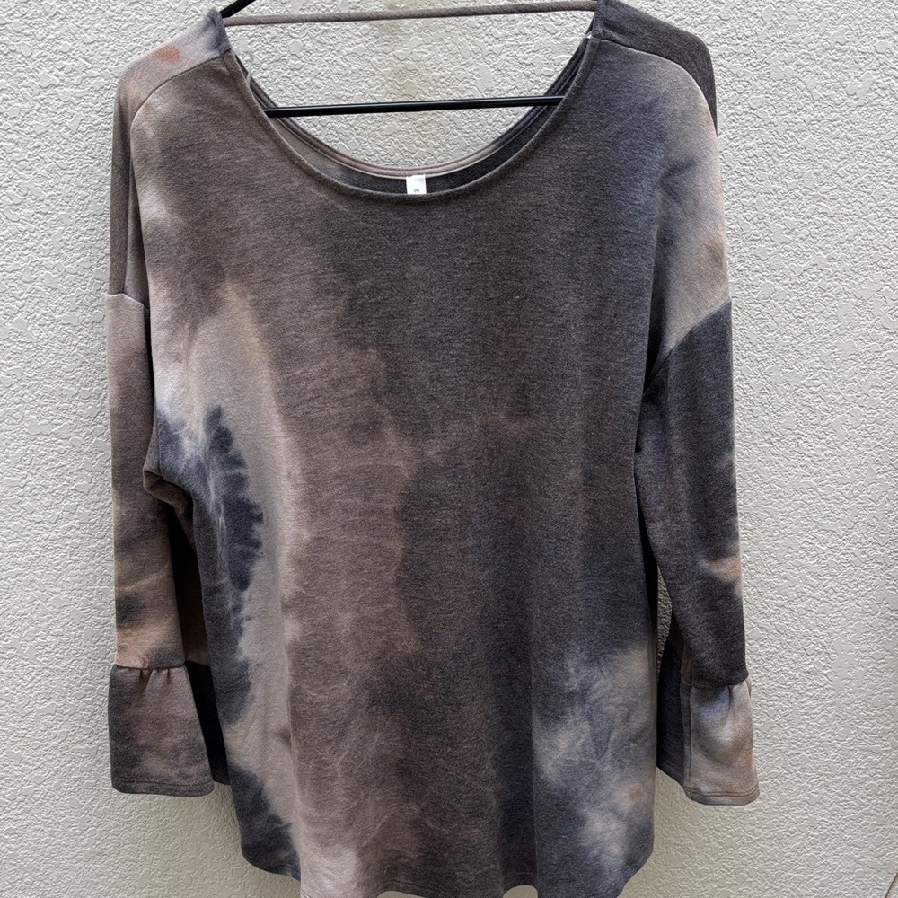 Emerald | Women's Tie-Dyebell Sleeve Top oversized